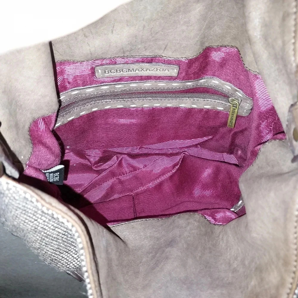 bcbgmaxazria Leather and tweed shoulder bag - Picture 9 of 16